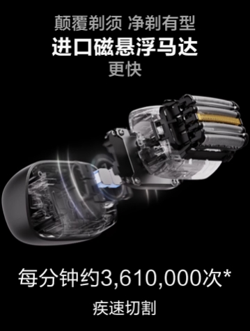 松下掌in便攜光環(huán)剃須刀男士電動(dòng)往復(fù)式刮胡刀CM50